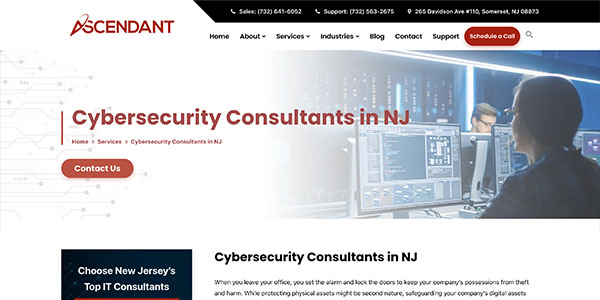 Ascendant Technologies The cybersecurity firm in New Jersey